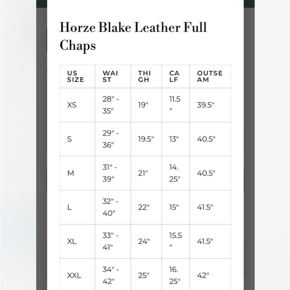 Women’s equestrian smooth leather chaps - Picture 3 of 3